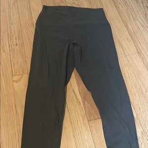Lululemon olive green align leggings!!